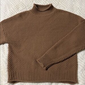 Zesica Tan Knit Sweater